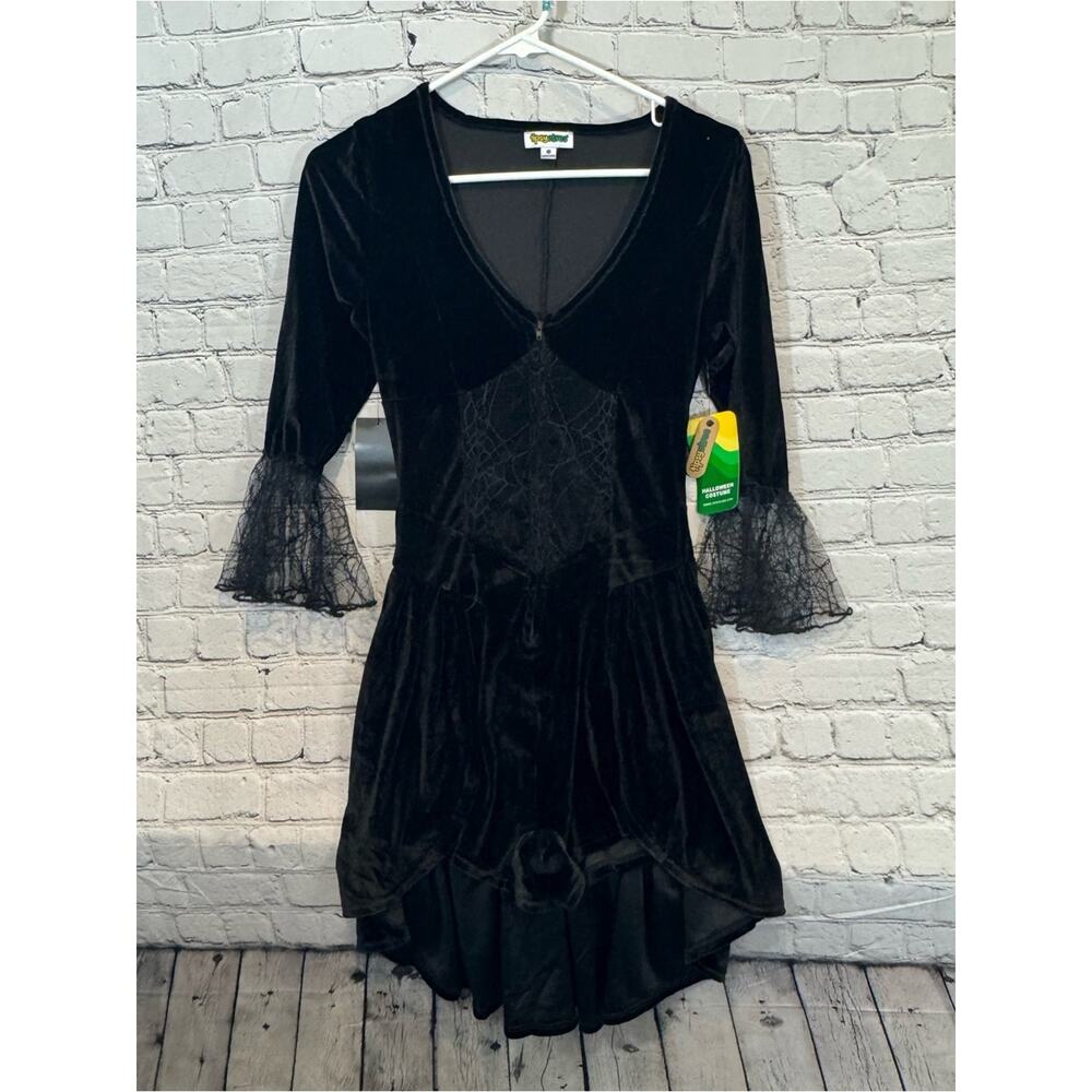Tipsy Elves Women’s Velvet Halloween Witch Costume - Picture 5 of 5